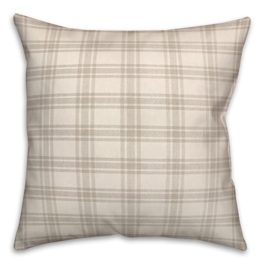 Plaid Throw Pillow